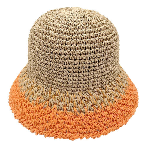 Orange Trimmed Bucket Hat