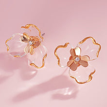 Lucite Flower Earring