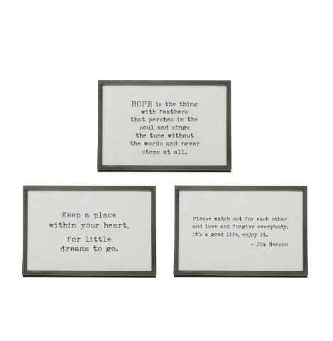 Easel Frames with Sayings