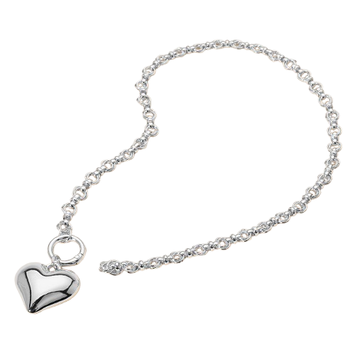 Silver Elizabeth Heart Necklace – MSP Miss Smarty Pants