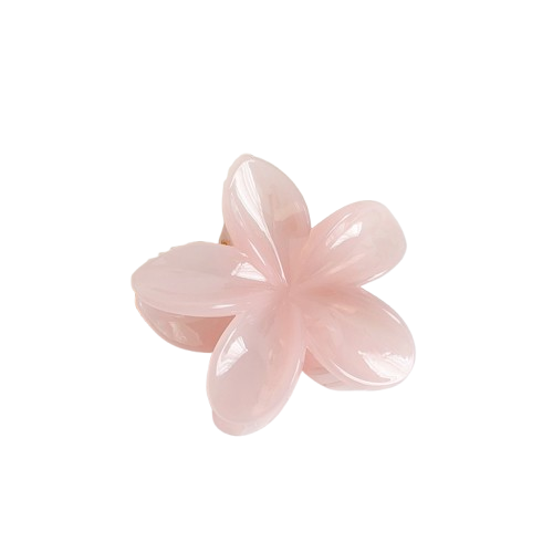 Pink Candy Flower Hair Clip
