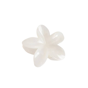 Ivory Candy Flower Hair Clip