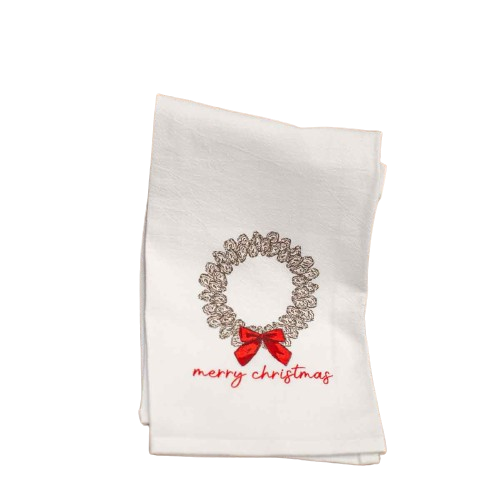 Oyster Wreath Hand Towel