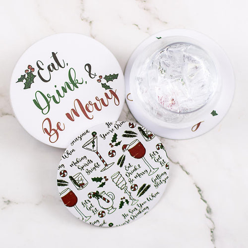 Be Merry Paper Coasters