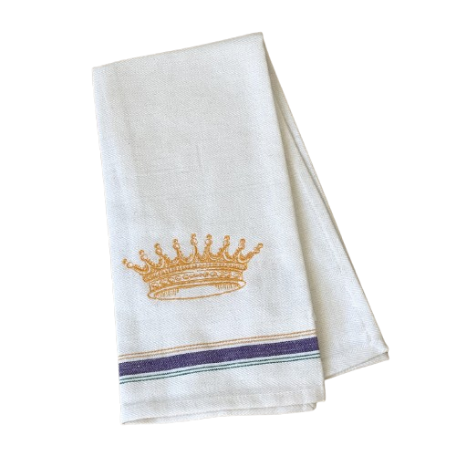 Yellow King Crown Towel