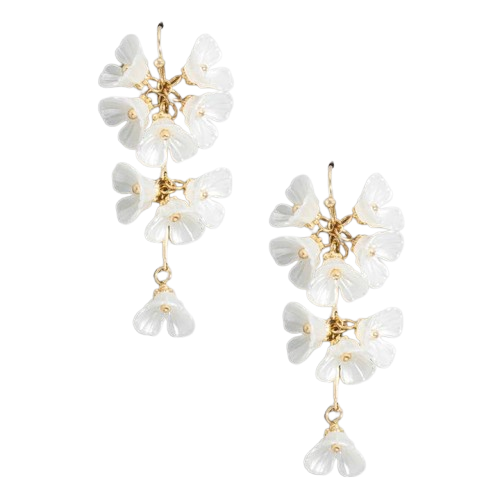 Pearly Flower Cluster Dangle