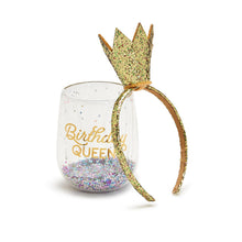 Birthday Queen Glass & Headband