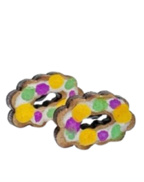 King Cake Stud Earrings