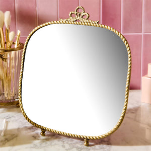Bow Accent Vanity Mirror