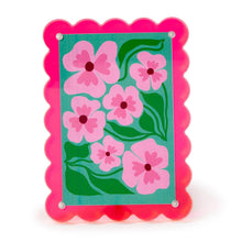Pink Flower 4x6 Acrylic Frame