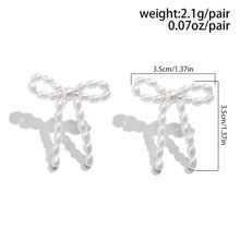 French Pearl Bow Earring