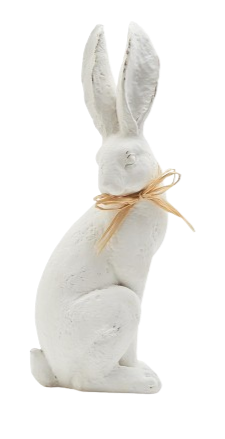 White Shabby Chic Bunny