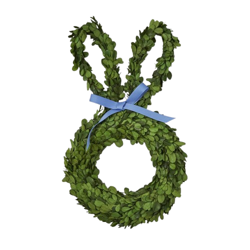 Boxwood Bunny Wreath