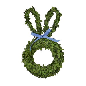 Boxwood Bunny Wreath