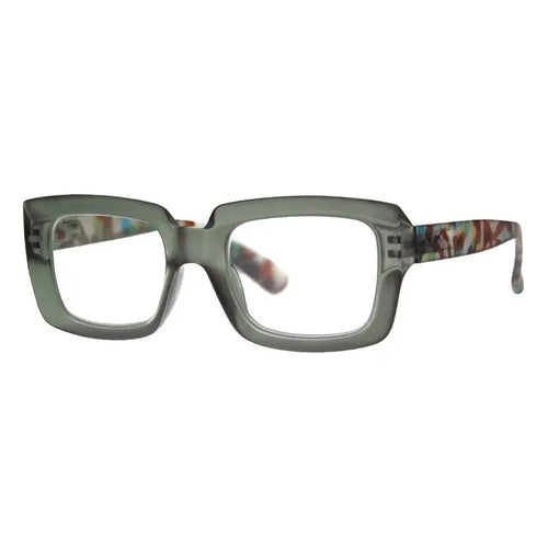 Rich Green Reading Glasses