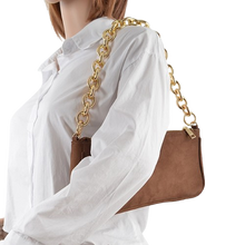 Brown Micro Suede Bag
