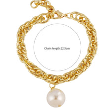 Single Pearl Drop Bracelet