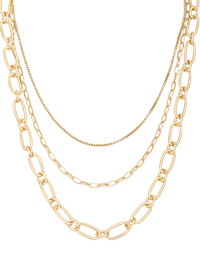 Assorted Oval Chain Necklace
