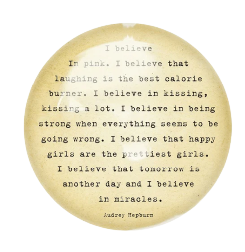 I Believe Paperweight
