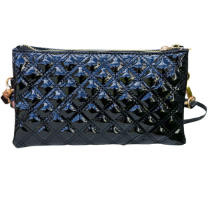 Black Patent Crossbody/Wristlet
