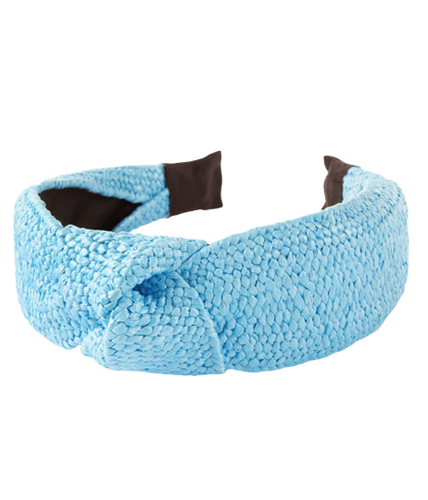 Blue Rattan Knot Headband