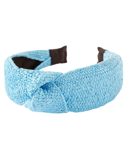 Blue Rattan Knot Headband
