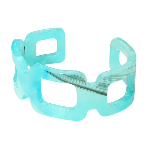 Turquoise Resin Cuff