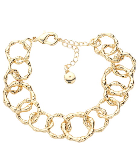 Chunky Bamboo Link Bracelet