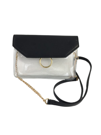 Clear Bag with Black Trim