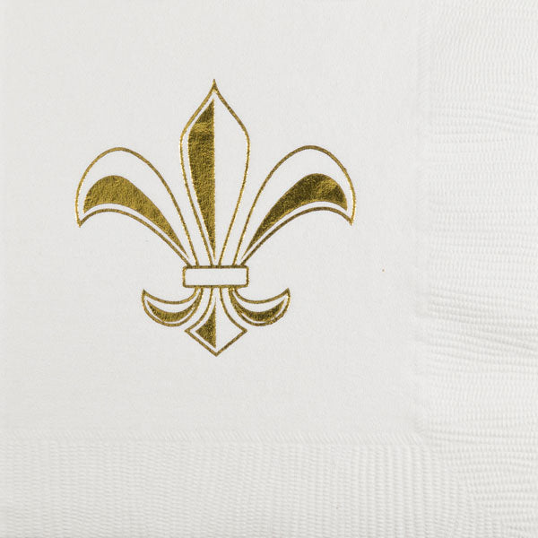 Fleur de Lis Cocktail Napkins