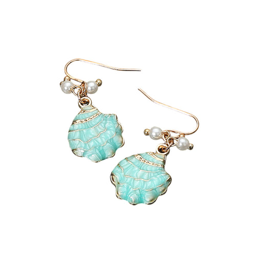 Seashell Dangle Earrings