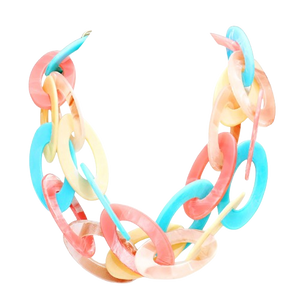 LaLa Confetti Resin Necklace