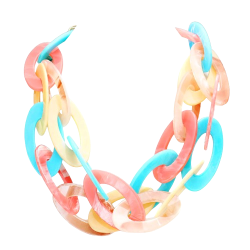 LaLa Confetti Resin Necklace