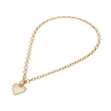 Ivory Heart Toggle Necklace