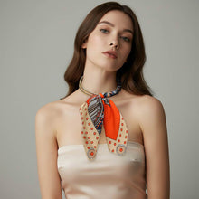 Earthy Bubble Scarf Necklace