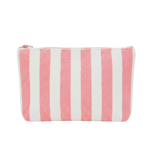 Pink Striped Pouch