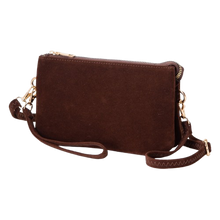 Brown Multi Compartment Purse