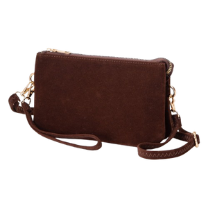 Brown Multi Compartment Purse