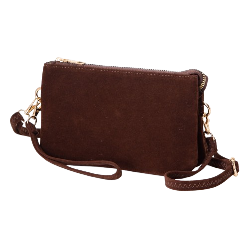 Brown Multi Compartment Purse