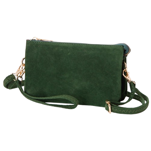 Green Multicompartment Purse