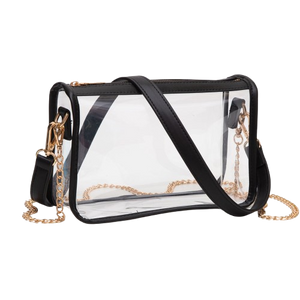 Black Mimi Clear Bag