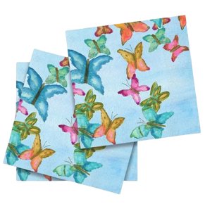 Butterflies Flying Cocktail Napkin