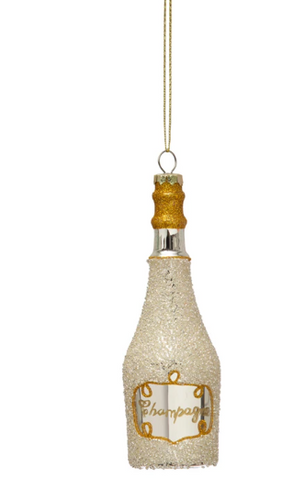 Gold & Silver Champagne Ornament