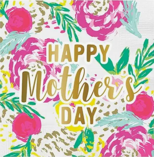 Happy Mother's Day Cocktail Napkin
