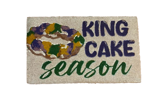 King Cake Season Doormat