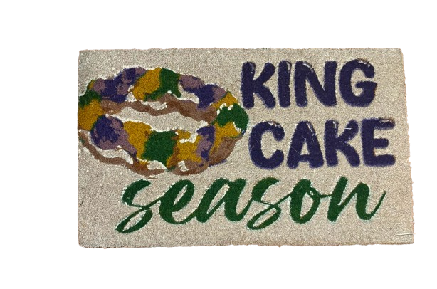 King Cake Season Doormat