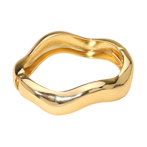 Wavy Hinged Bangle