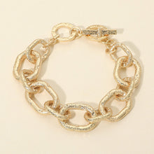 Chunky Gold Toggle Bracelet