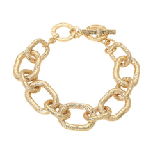 Chunky Gold Toggle Bracelet