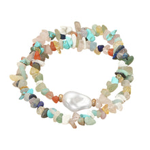 Multicolored Pebble Bracelets